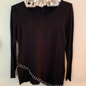 International Concept Silver Stud Sweater